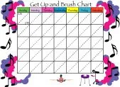 Gilroy Smiles coloring chart