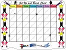 Gilroy Smiles coloring chart